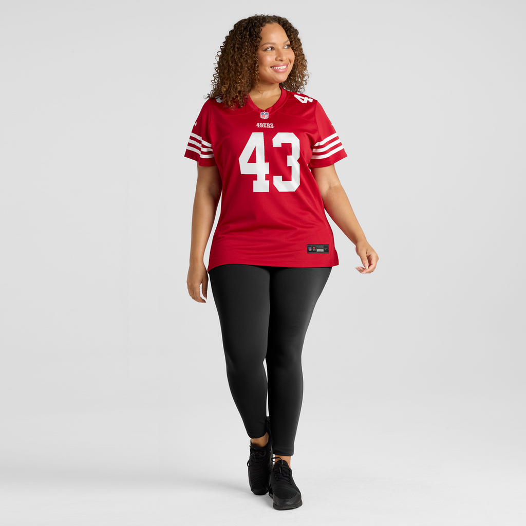 Eric Kendricks San Francisco 49ers Nike Women's Game Jersey - Scarlet Official NFL Team Apparel Football Fan Gear