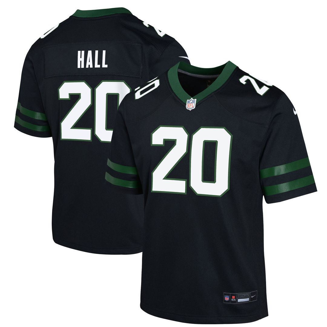 Breece Hall New York Jets Nike Youth Game Jersey - Black Official NFL Team Apparel Football Fan Gear
