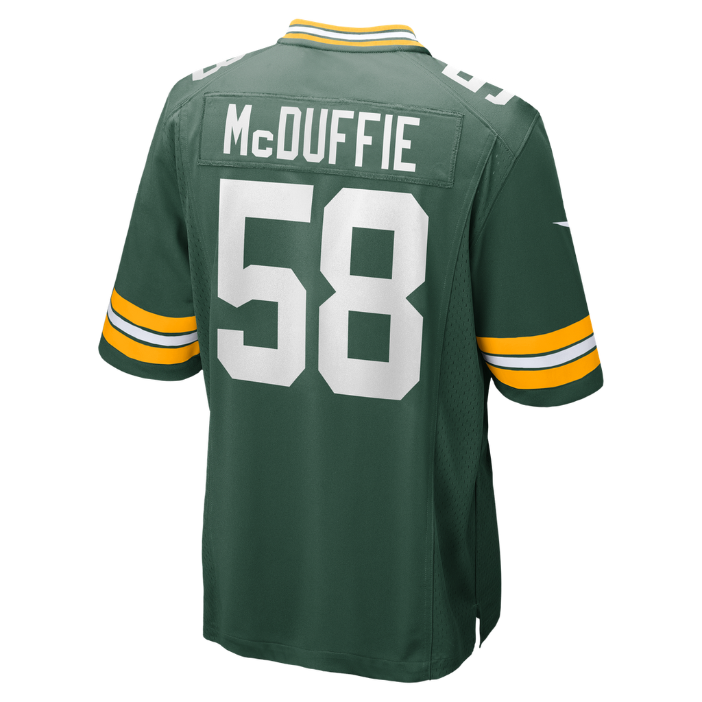 Isaiah McDuffie Green Bay Packers Nike Game Jersey - Green Official NFL Team Apparel Football Fan Gear