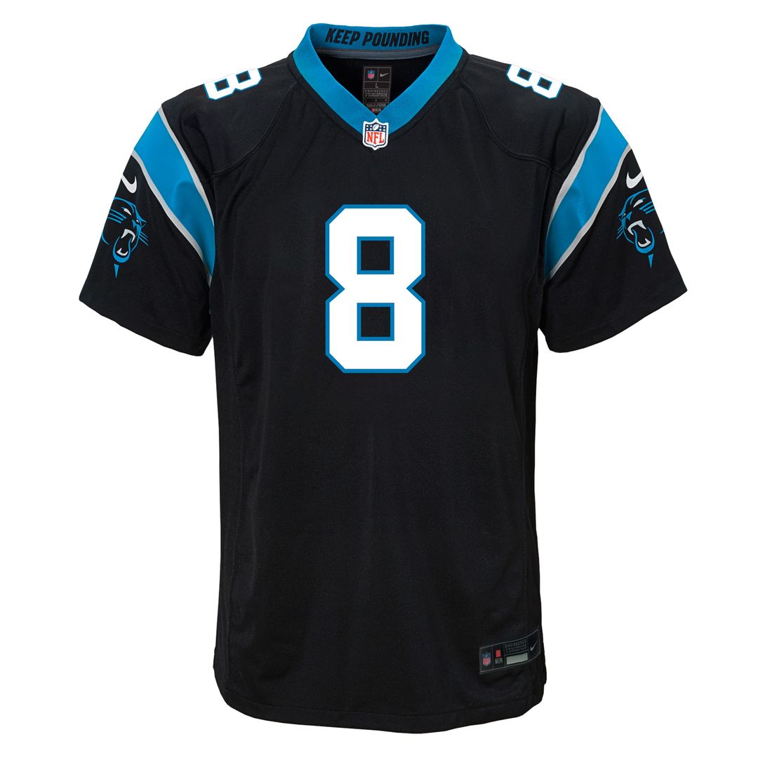 Jaycee Horn Carolina Panthers Nike Youth Game Jersey - Black Official NFL Team Apparel Football Fan Gear