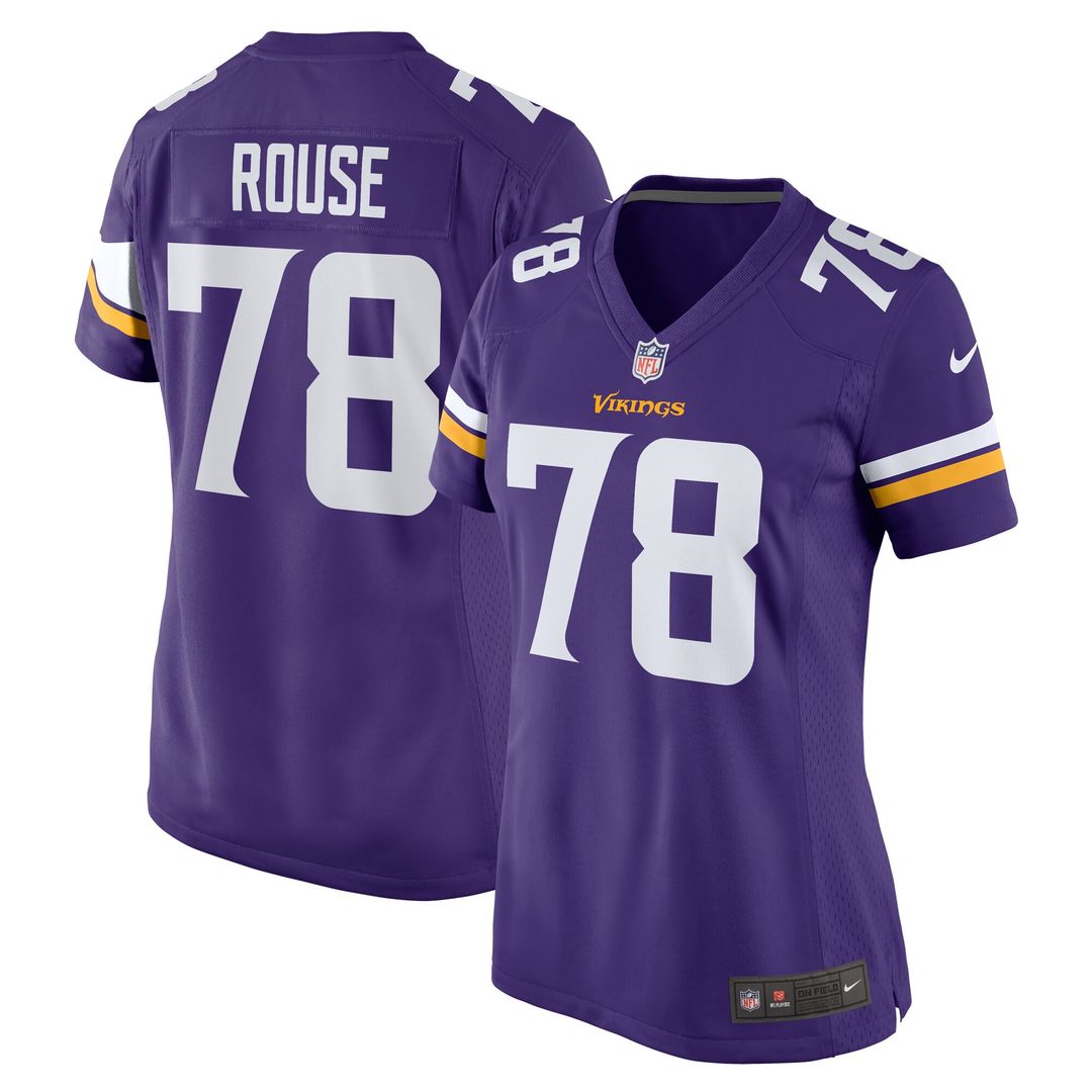 Walter Rouse Minnesota Vikings Nike Women's Game Jersey - Purple Official NFL Team Apparel Football Fan Gear