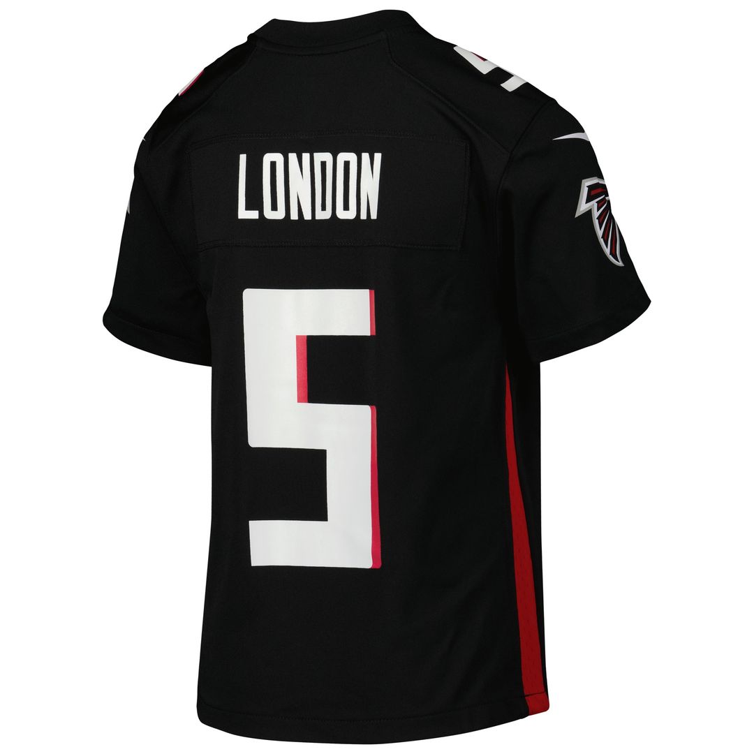 Drake London Atlanta Falcons Nike Youth Game Jersey - Black Official NFL Team Apparel Football Fan Gear