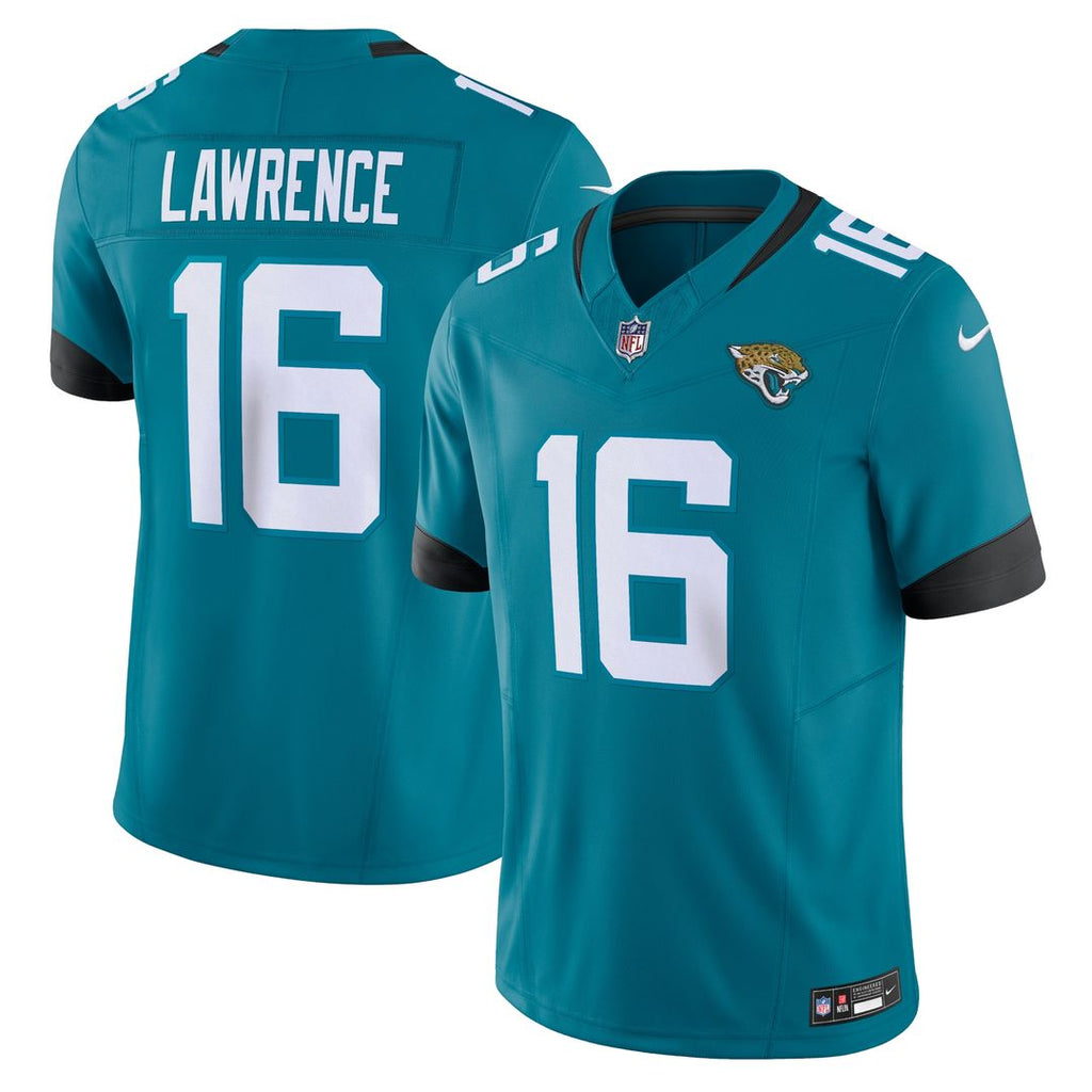Trevor Lawrence Jacksonville Jaguars Nike Vapor F.U.S.E. Limited Jersey - Teal Official NFL Team Apparel Football Fan Gear