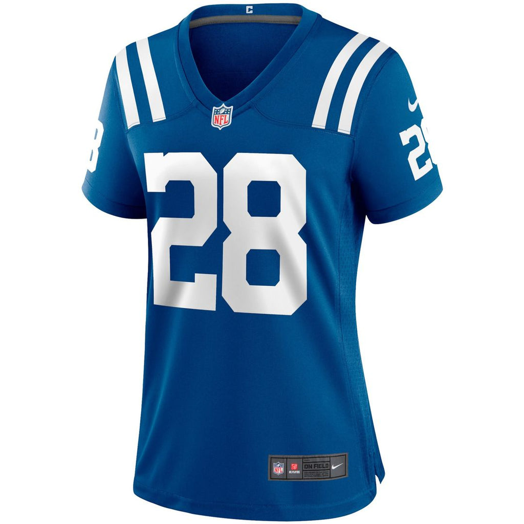 Jonathan Taylor Indianapolis Colts Nike Women's Player Game Jersey - Royal Official NFL Team Apparel Football Fan Gear