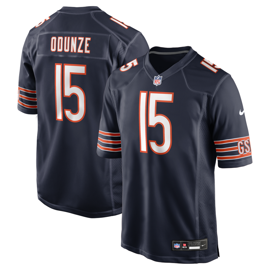 Rome Odunze Chicago Bears Nike Player Game Jersey - Navy Official NFL Team Apparel Football Fan Gear