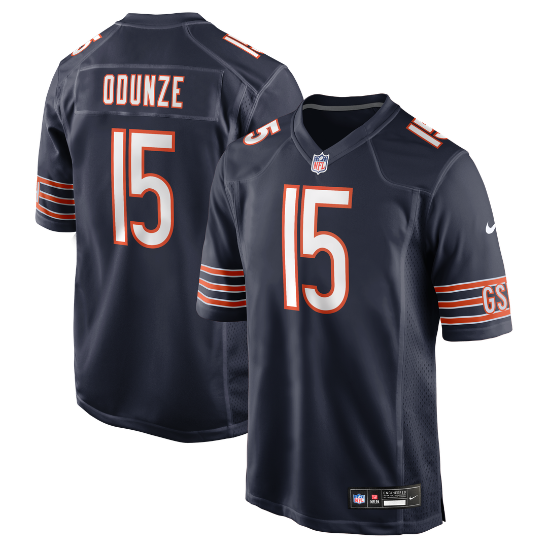 Rome Odunze Chicago Bears Nike Player Game Jersey - Navy Official NFL Team Apparel Football Fan Gear