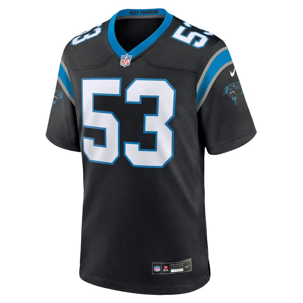 Claudin Cherelus Carolina Panthers Nike Team Game Jersey - Black Official NFL Team Apparel Football Fan Gear