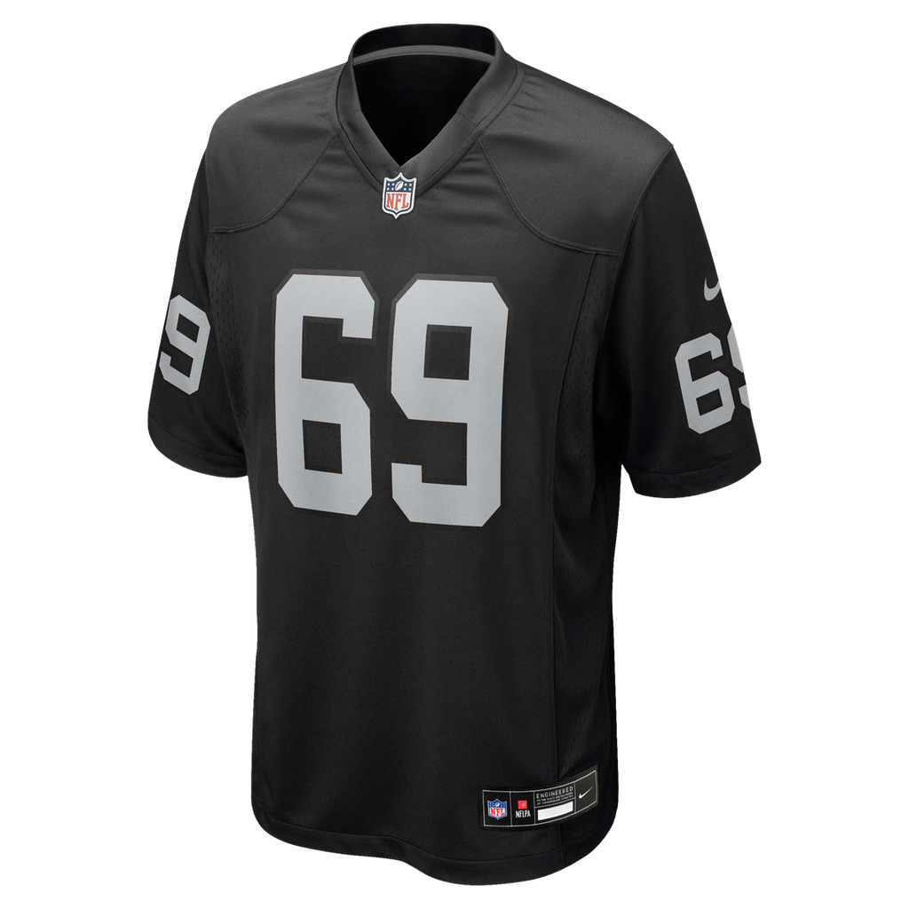 Adam Butler Las Vegas Raiders Nike Team Game Jersey - Black Official NFL Team Apparel Football Fan Gear