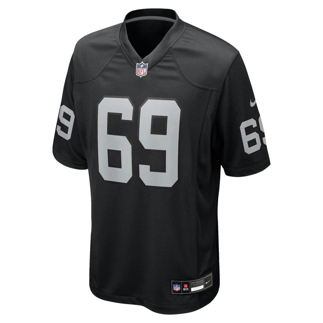 Adam Butler Las Vegas Raiders Nike Team Game Jersey - Black Official NFL Team Apparel Football Fan Gear