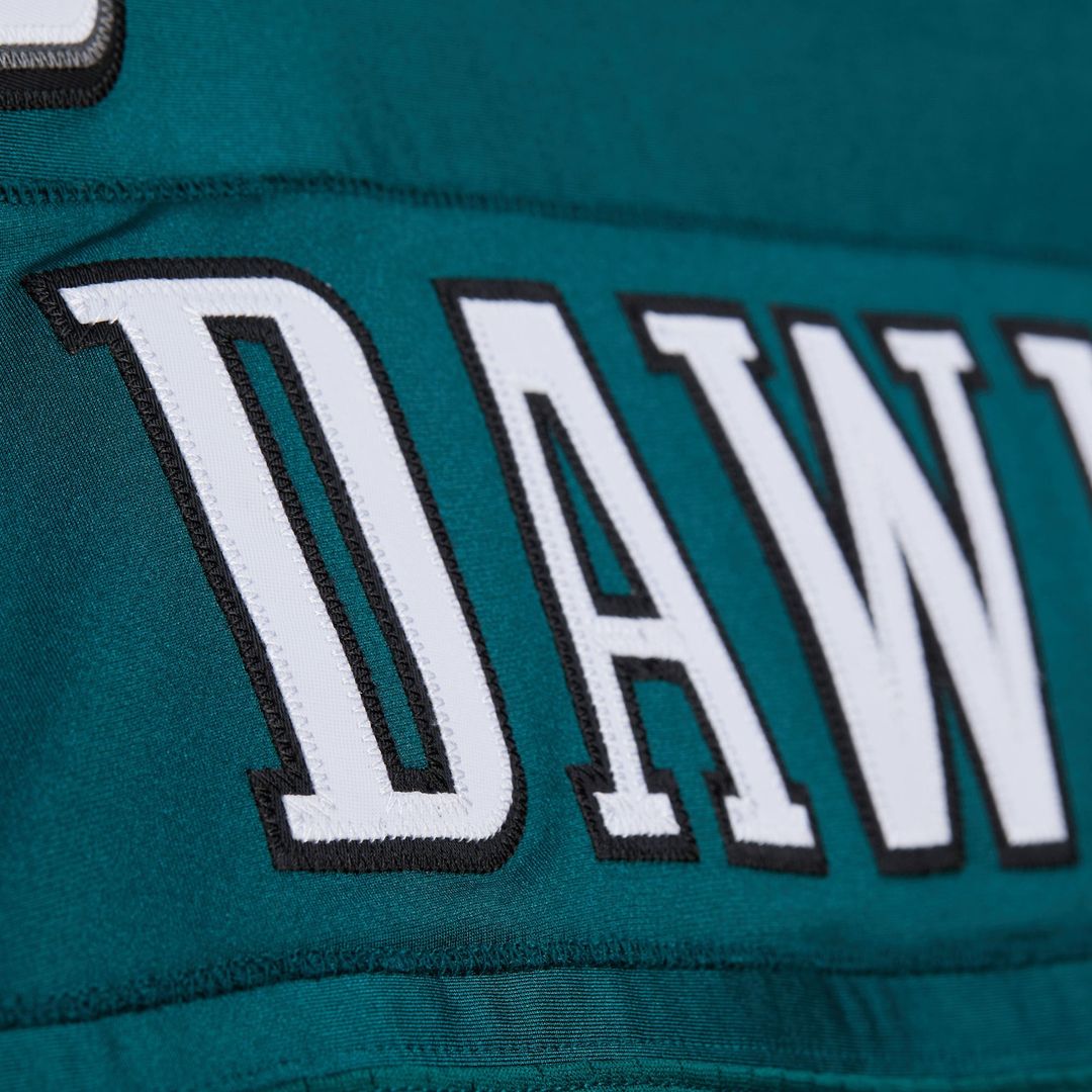 Brian Dawkins Philadelphia Eagles Mitchell & Ness 2007 Authentic Throwback Retired Player Jersey - Green Official NFL Team Apparel Football Fan Gear