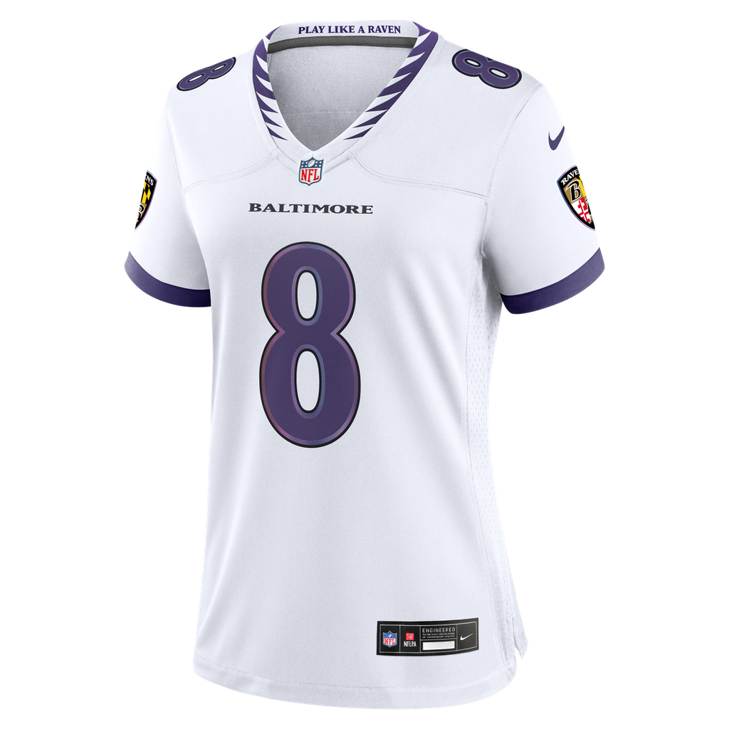 Lamar Jackson Baltimore Ravens Nike Women's Alternate Game Jersey - Purple Official NFL Team Apparel Football Fan Gear