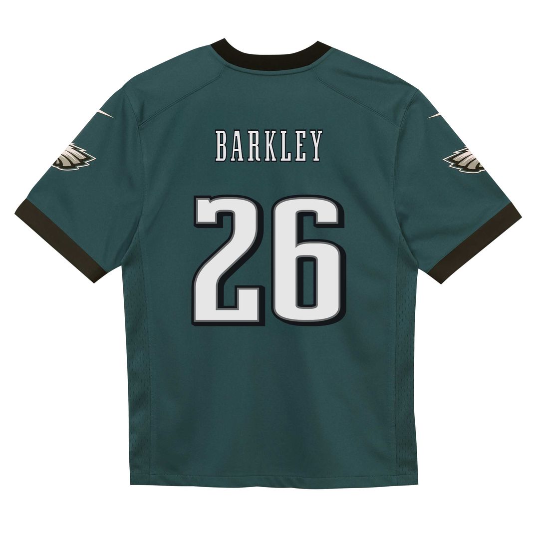 Saquon Barkley Philadelphia Eagles Nike Preschool Team Game Jersey - Midnight Green Official NFL Team Apparel Football Fan Gear