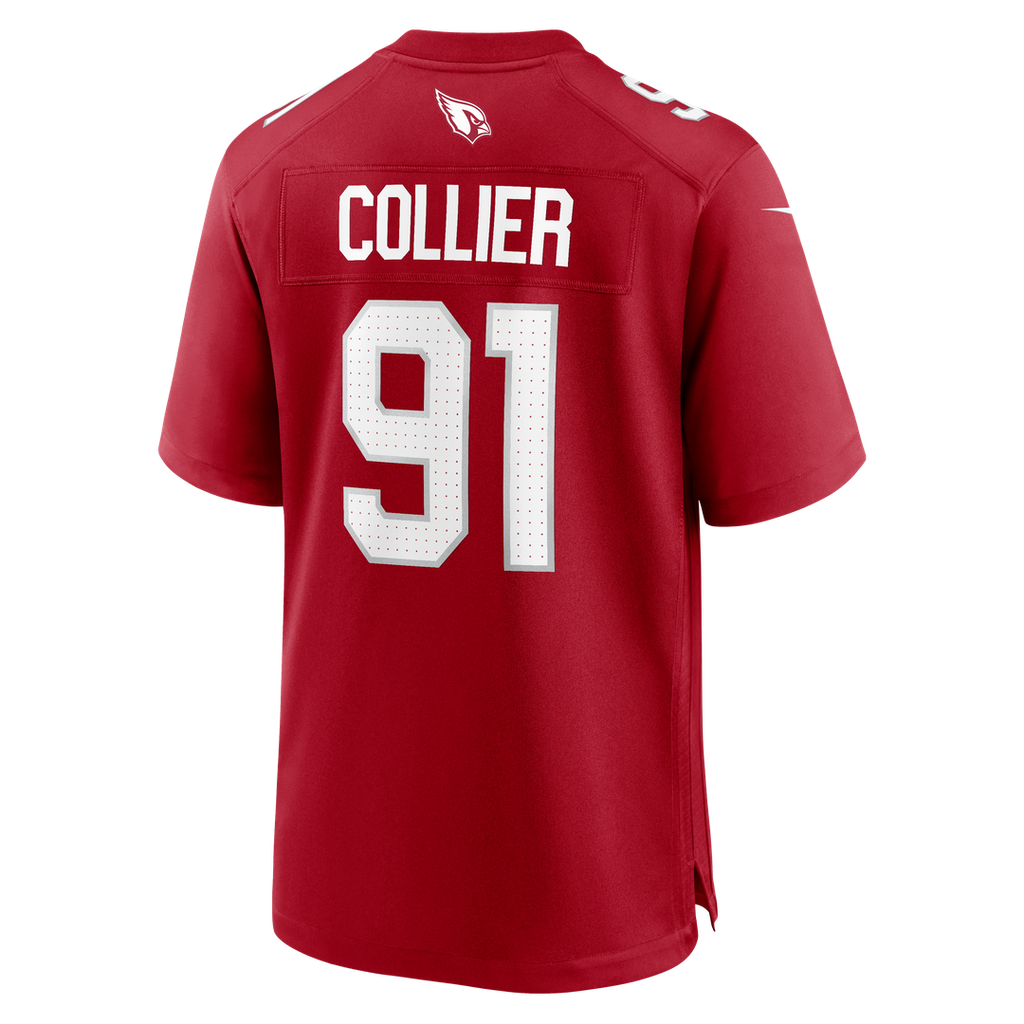 L.J. Collier Arizona Cardinals Nike Team Game Jersey - Cardinal Official NFL Team Apparel Football Fan Gear