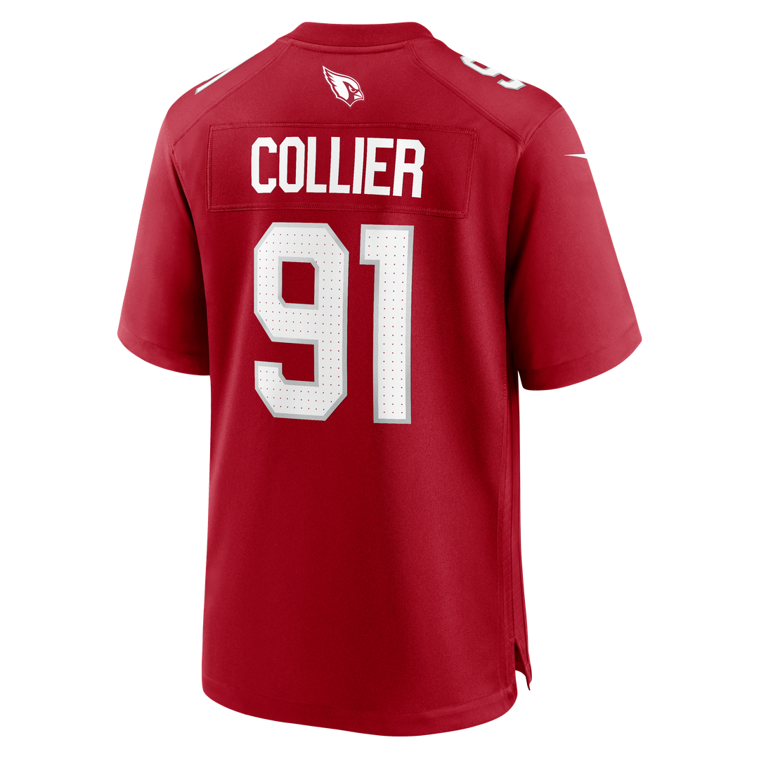 L.J. Collier Arizona Cardinals Nike Team Game Jersey - Cardinal Official NFL Team Apparel Football Fan Gear