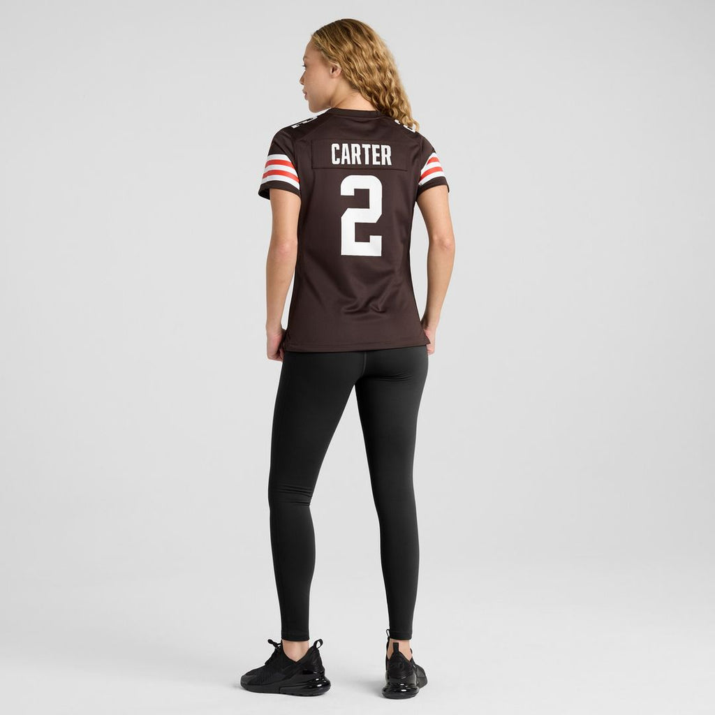 DeAndre Carter Cleveland Browns Nike Women's Team Game Jersey - Brown Official NFL Team Apparel Football Fan Gear