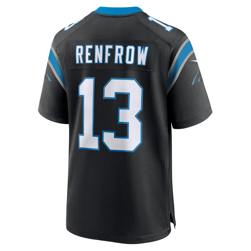 Hunter Renfrow Carolina Panthers Nike Team Game Jersey - Black Official NFL Team Apparel Football Fan Gear