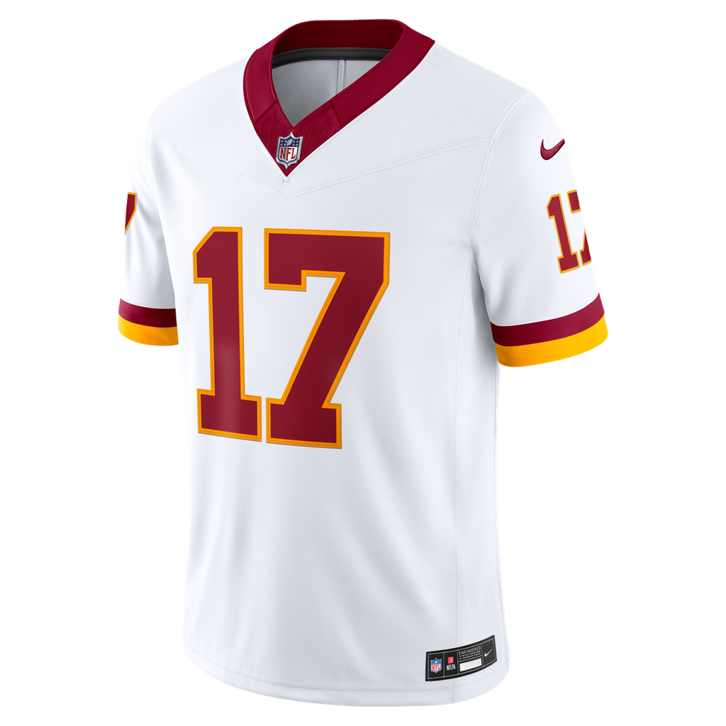 Terry McLaurin Washington Commanders Nike Vapor F.U.S.E. Stitched Limited Jersey - White Official NFL Team Apparel Football Fan Gear