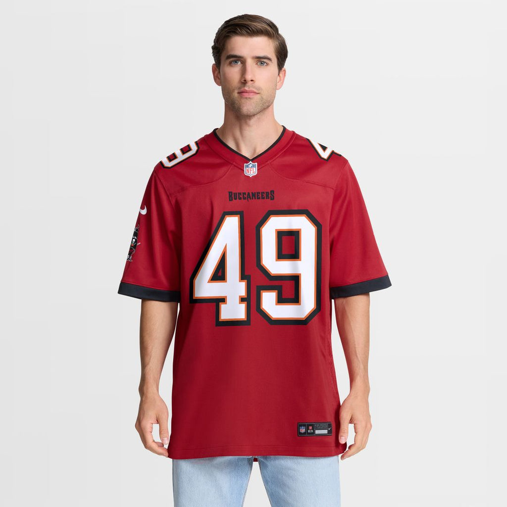 Owen Wright Tampa Bay Buccaneers Nike Team Game Jersey - Red Official NFL Team Apparel Football Fan Gear