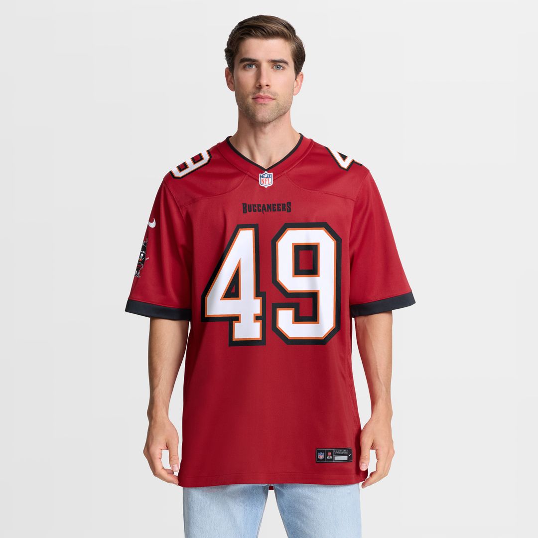 Owen Wright Tampa Bay Buccaneers Nike Team Game Jersey - Red Official NFL Team Apparel Football Fan Gear
