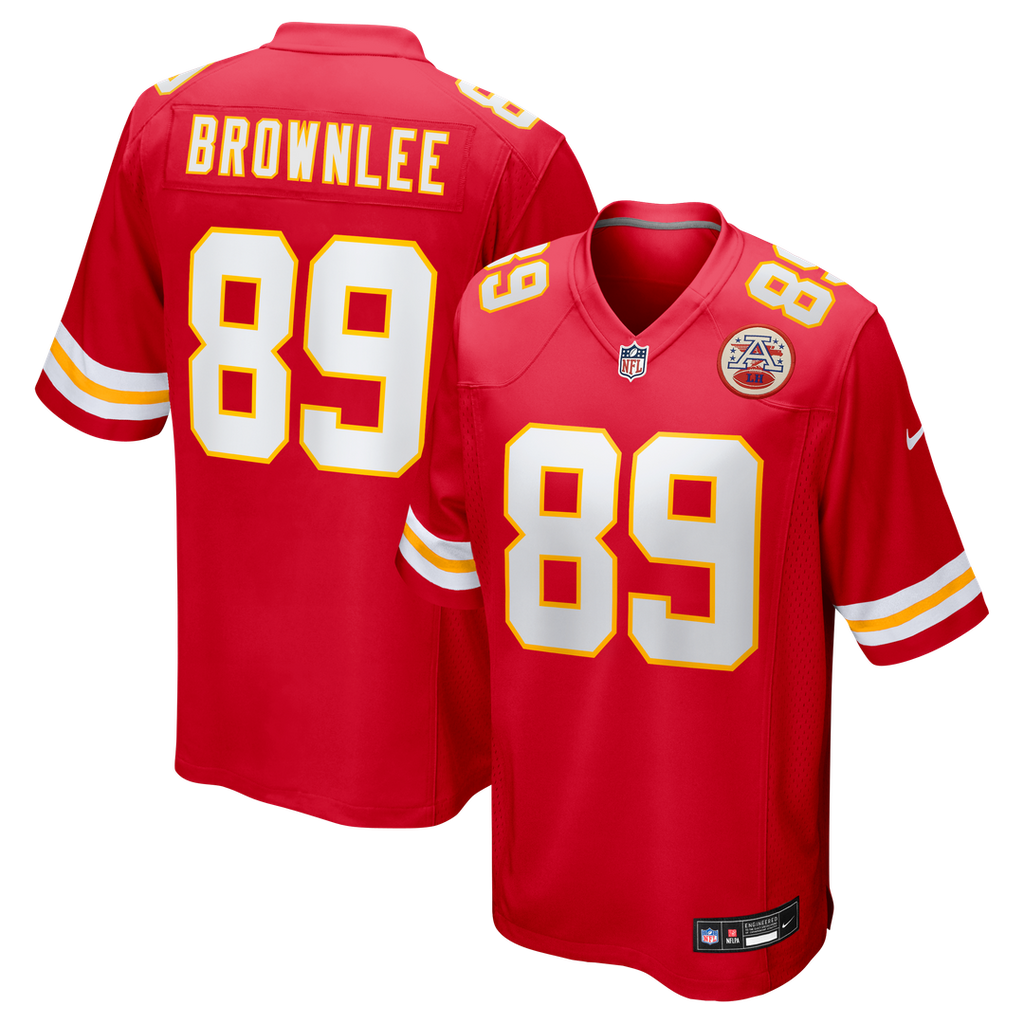 Jason Brownlee Kansas City Chiefs Nike Team Game Jersey - Red Official NFL Team Apparel Football Fan Gear