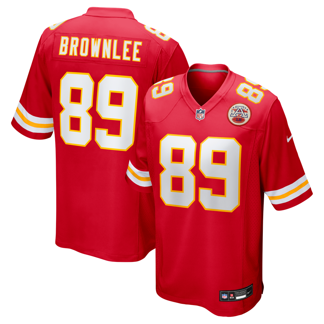 Jason Brownlee Kansas City Chiefs Nike Team Game Jersey - Red Official NFL Team Apparel Football Fan Gear