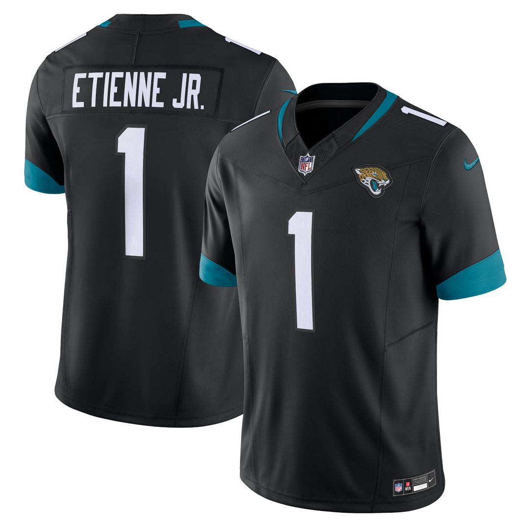Travis Etienne Jacksonville Jaguars Nike Vapor F.U.S.E. Limited Jersey - Black Official NFL Team Apparel Football Fan Gear