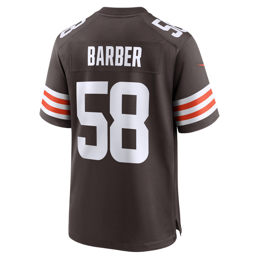 Austin Barber Cleveland Browns Nike Team Game Jersey - Brown Official NFL Team Apparel Football Fan Gear