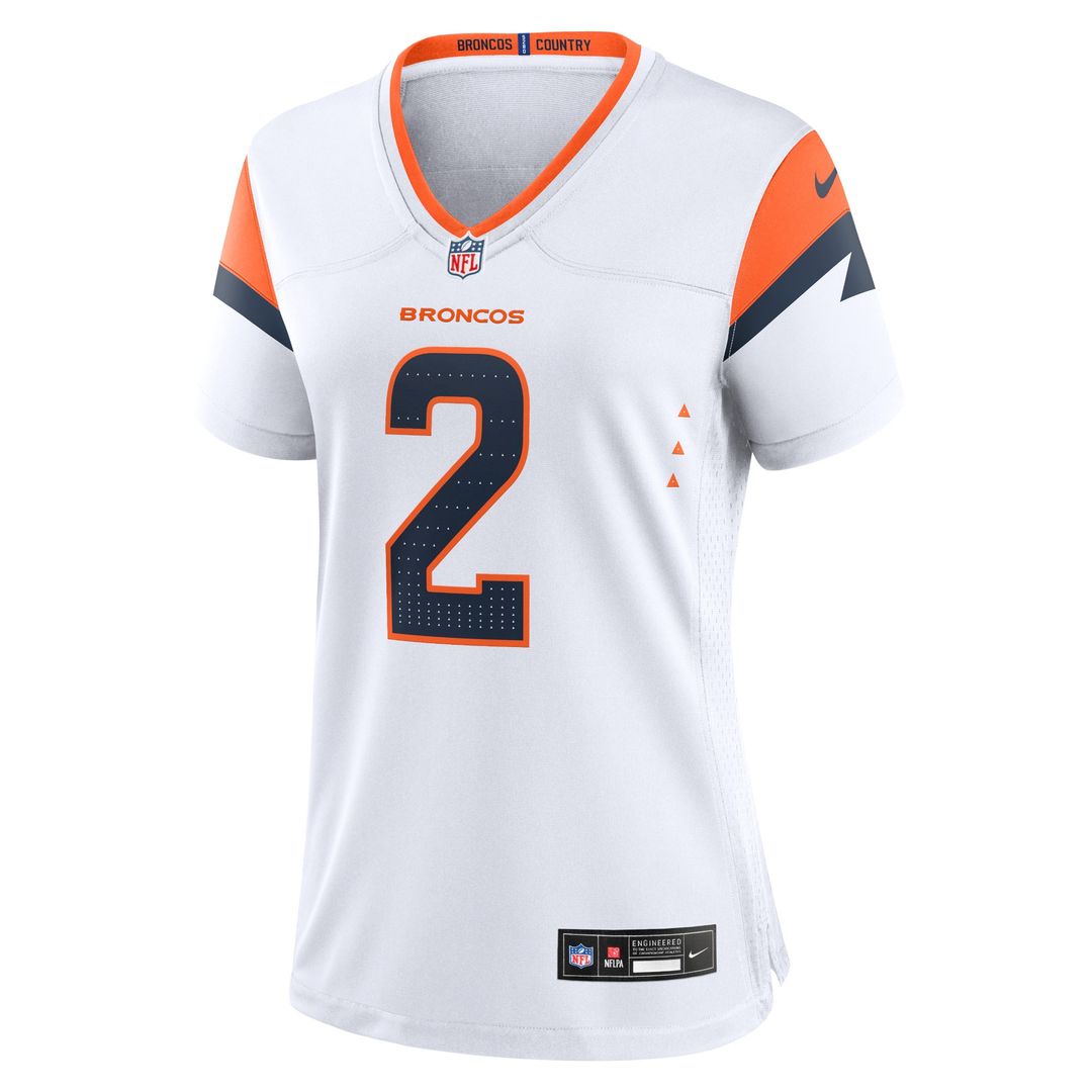 Patrick Surtain II Denver Broncos Nike Women's Game Jersey - White Official NFL Team Apparel Football Fan Gear