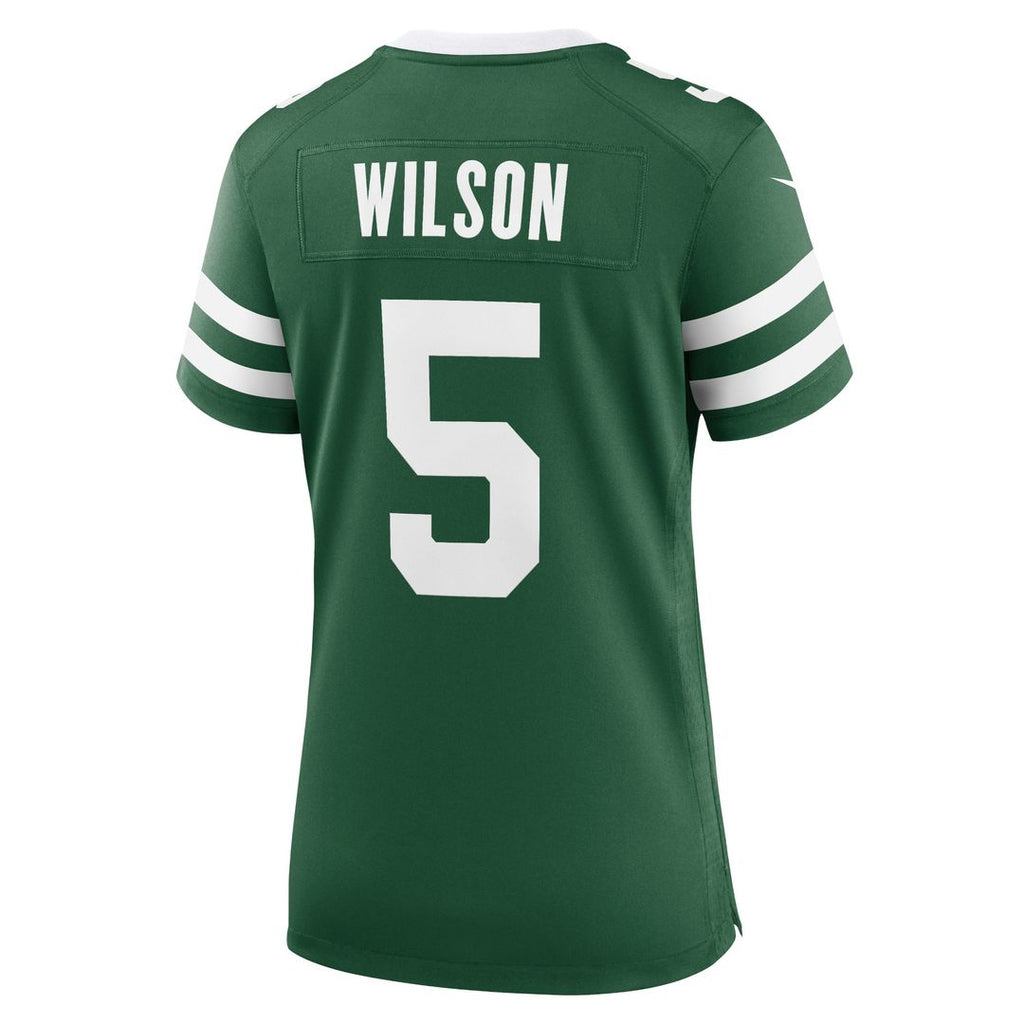 Garrett Wilson New York Jets Nike Women's Alternate Game Jersey - Legacy Black Official NFL Team Apparel Football Fan Gear