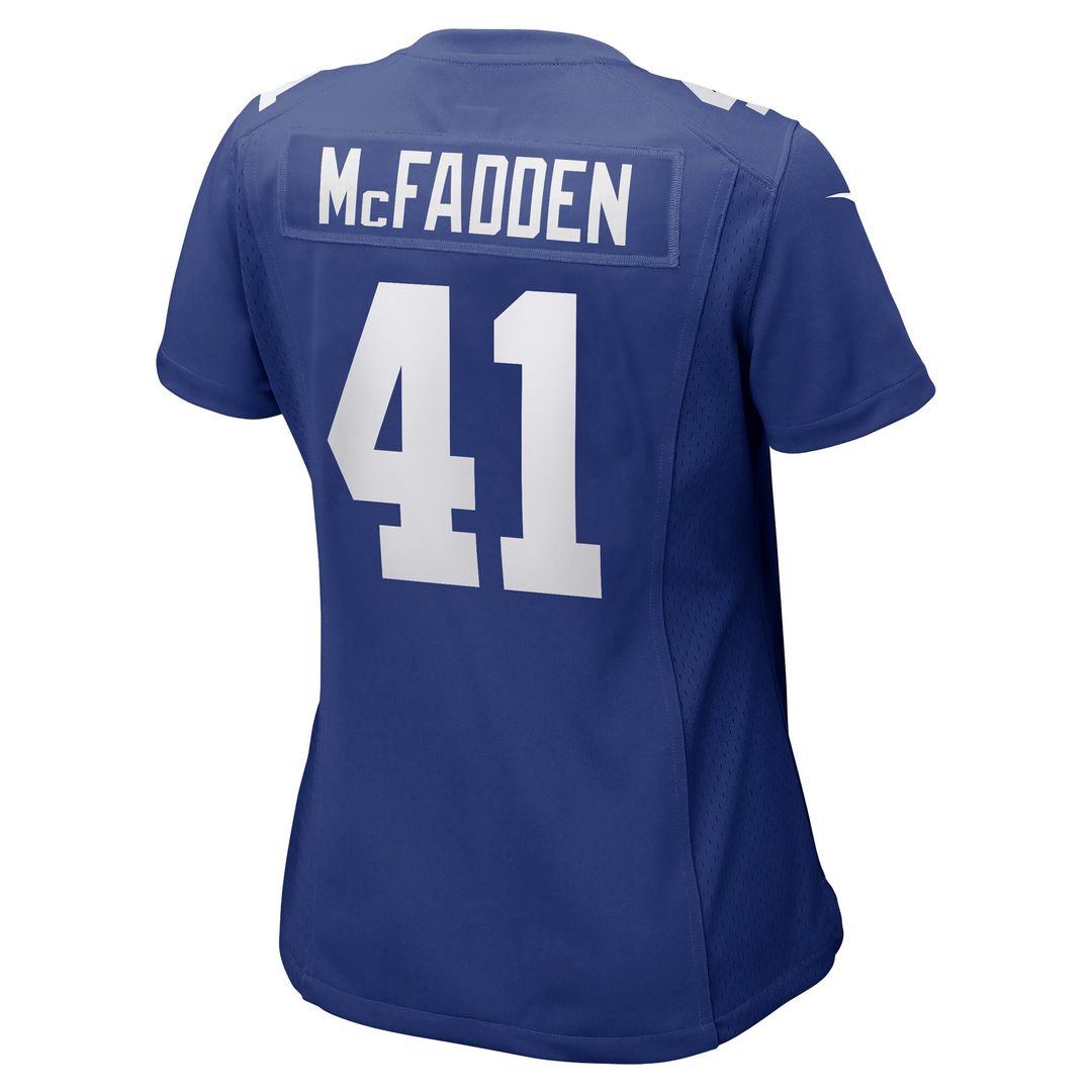 Micah McFadden New York Giants Nike Women's Game Player Jersey - Royal Official NFL Team Apparel Football Fan Gear