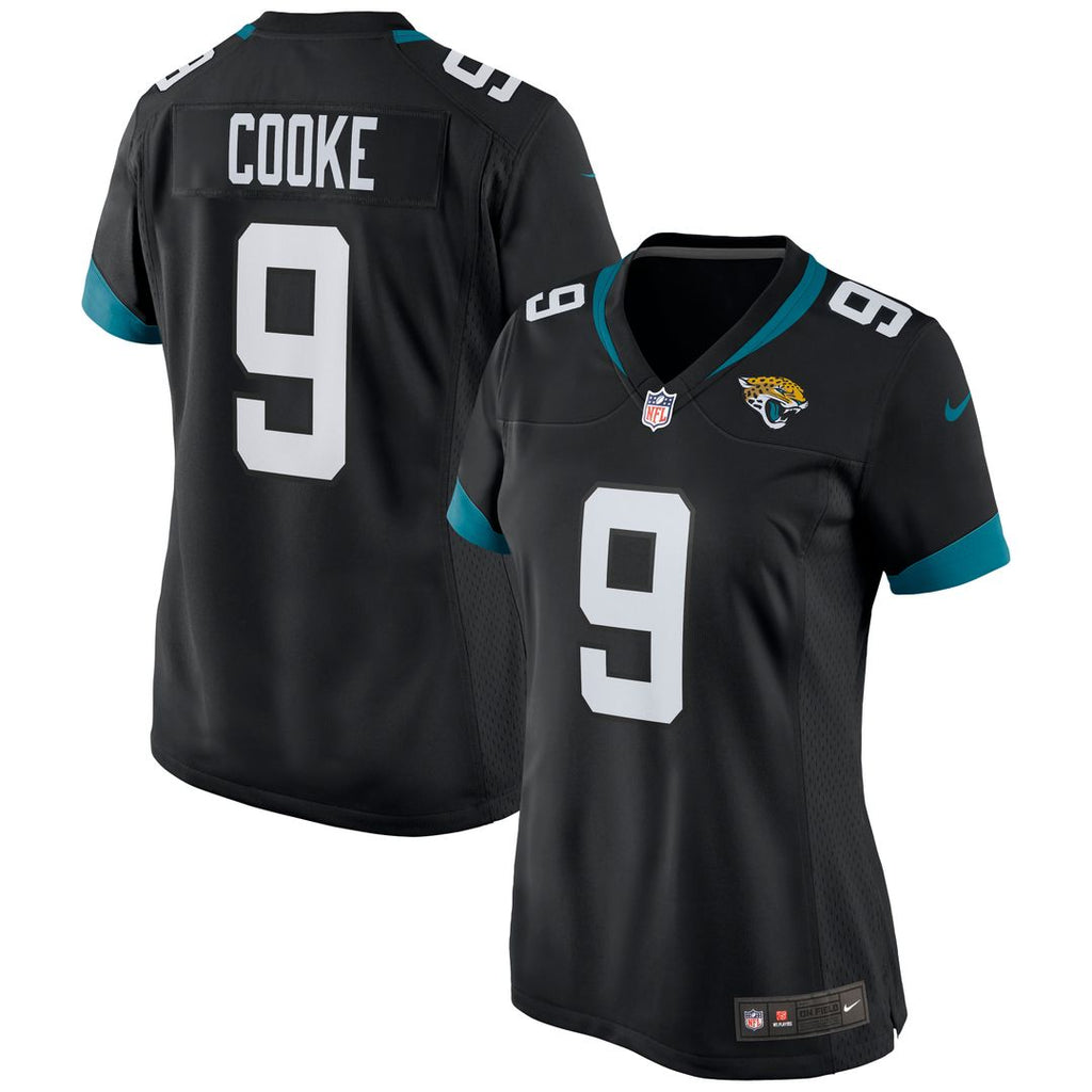 Logan Cooke Jacksonville Jaguars Nike Women's Game Jersey - Black Official NFL Team Apparel Football Fan Gear