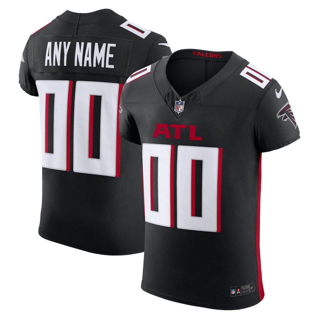Atlanta Falcons Nike Vapor F.U.S.E. Elite Custom Jersey - Black Official NFL Team Apparel Football Fan Gear
