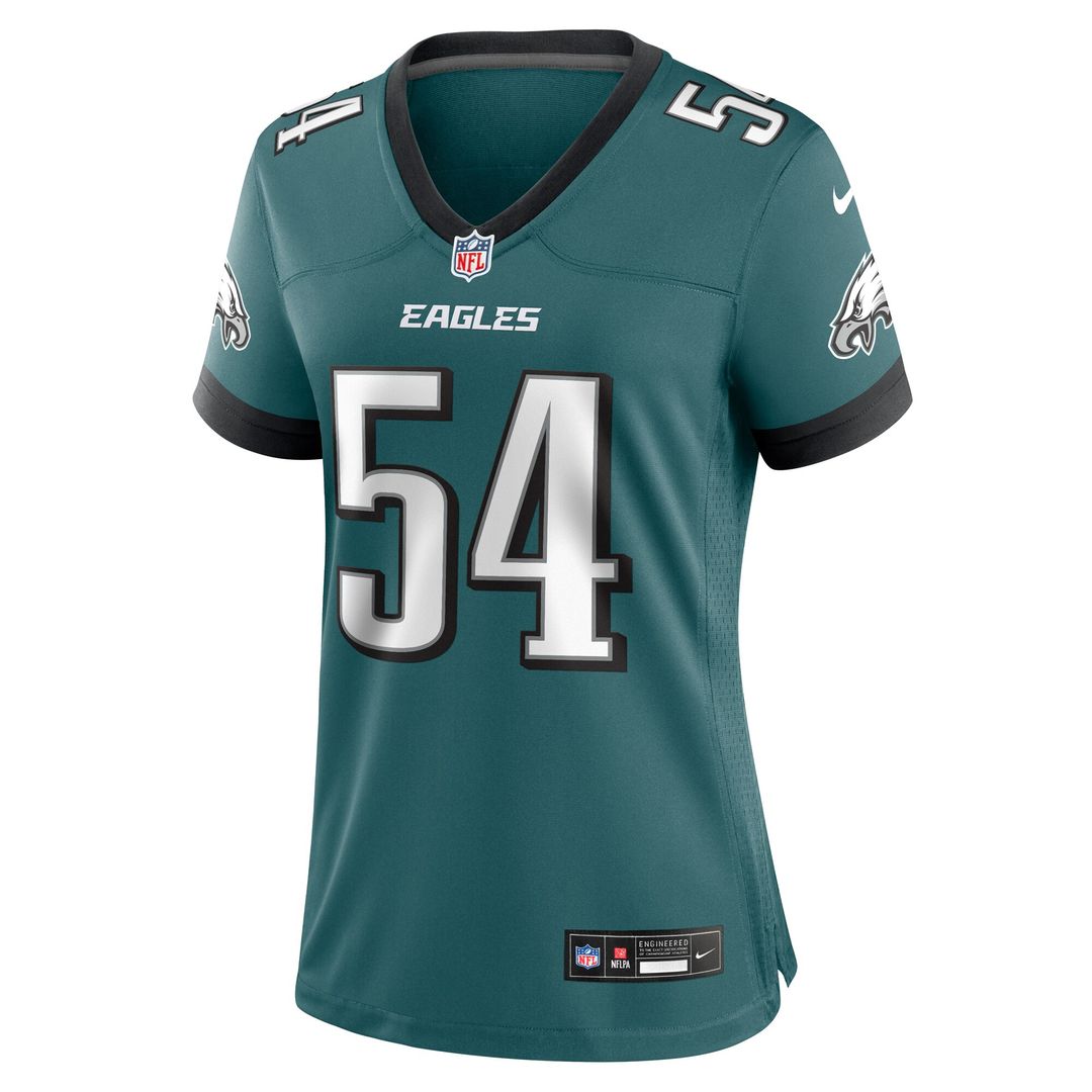 Jeremiah Trotter Jr. Philadelphia Eagles Nike Women's Team Game Jersey - Midnight Green Official NFL Team Apparel Football Fan Gear