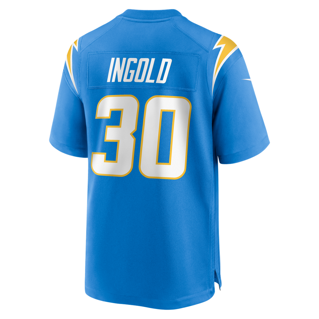 Alec Ingold Los Angeles Chargers Nike Team Game Jersey - Powder Blue Official NFL Team Apparel Football Fan Gear
