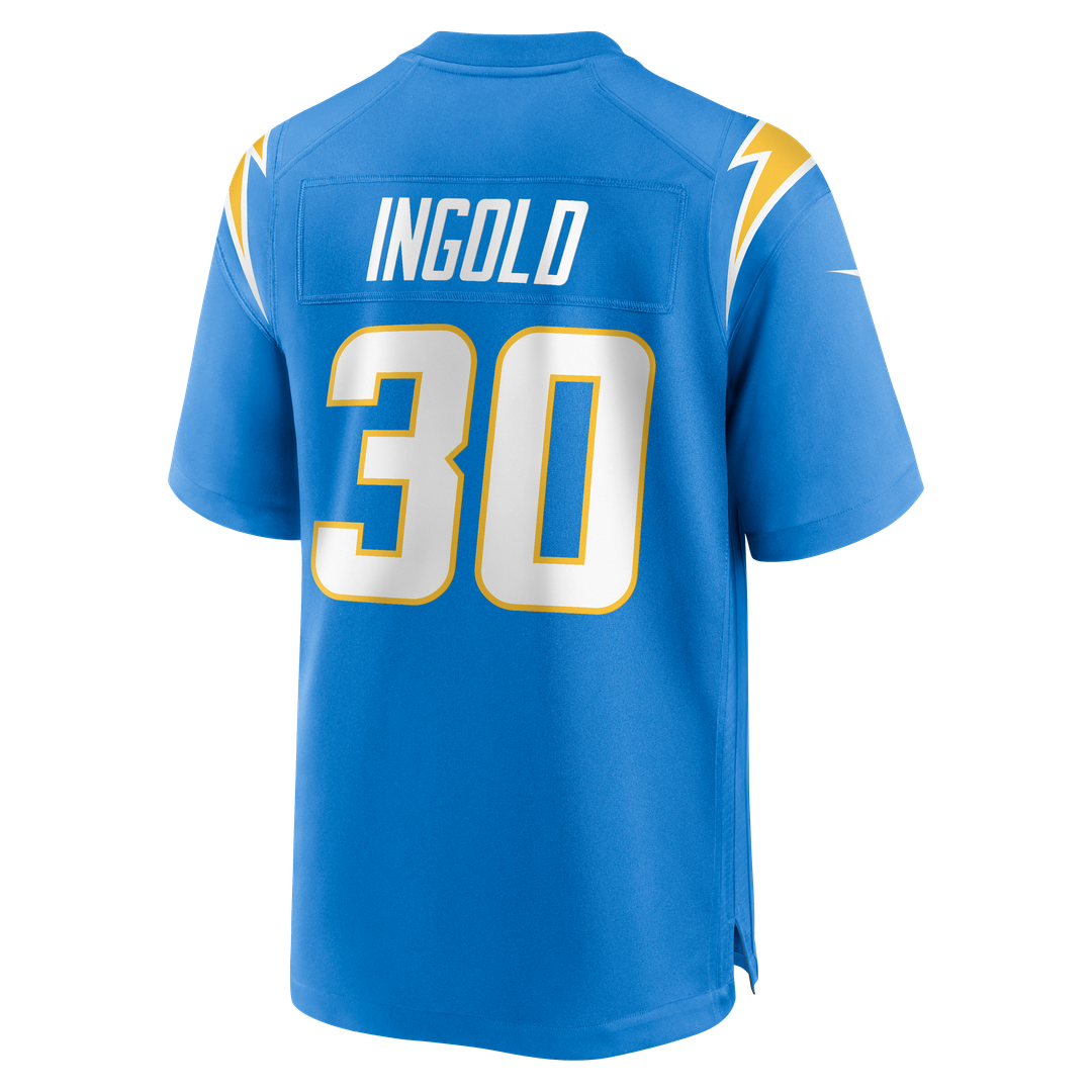 Alec Ingold Los Angeles Chargers Nike Team Game Jersey - Powder Blue Official NFL Team Apparel Football Fan Gear