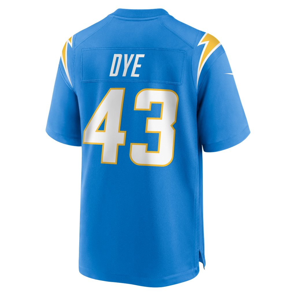 Troy Dye Los Angeles Chargers Nike Game Jersey - Powder Blue Official NFL Team Apparel Football Fan Gear