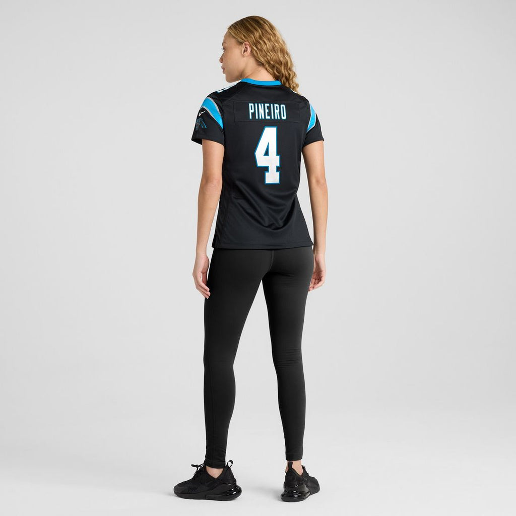 Eddy Pineiro Carolina Panthers Nike Women's Team Game Jersey - Black Official NFL Team Apparel Football Fan Gear