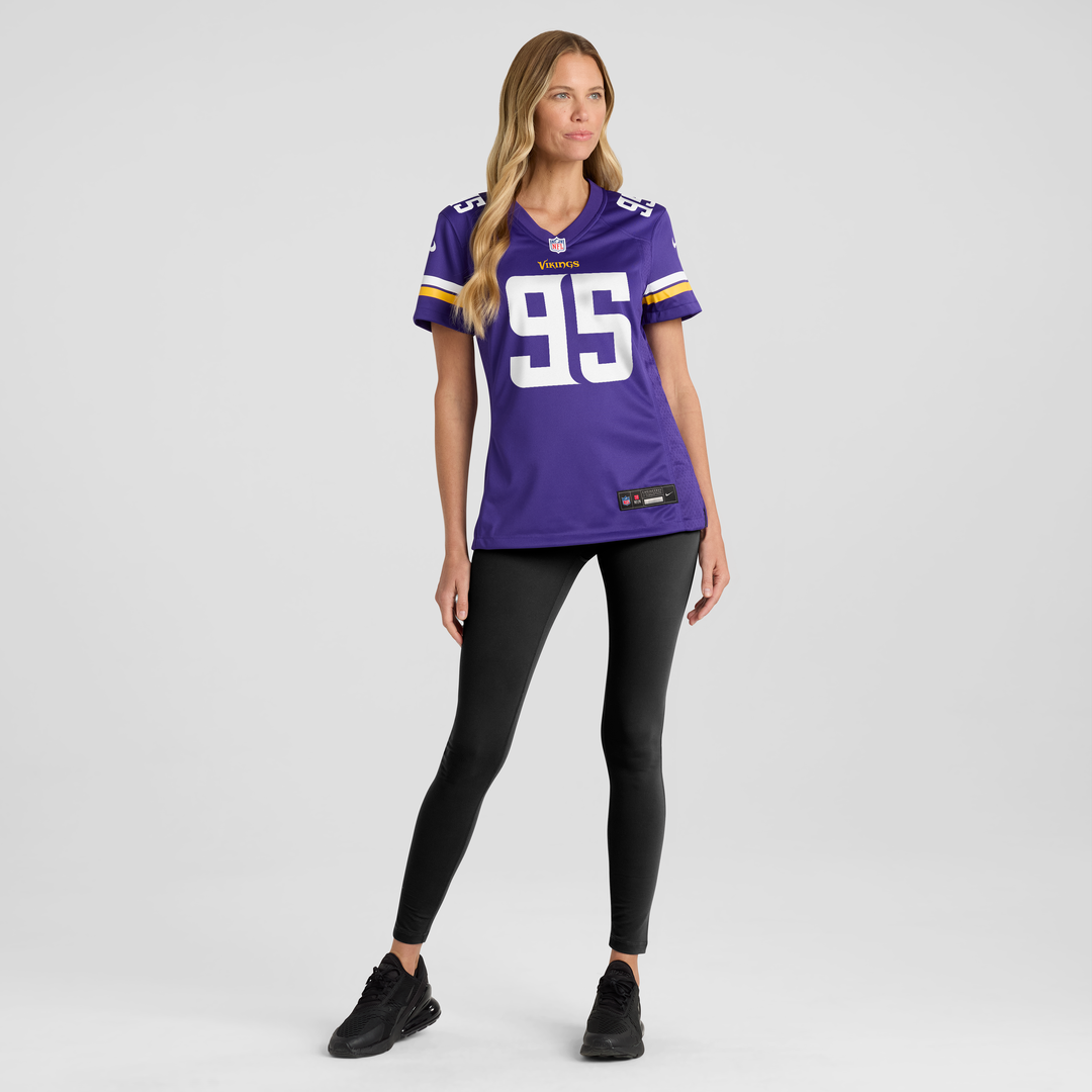 Caleb Banks Minnesota Vikings Nike Women's Team Game Jersey - Purple Official NFL Team Apparel Football Fan Gear
