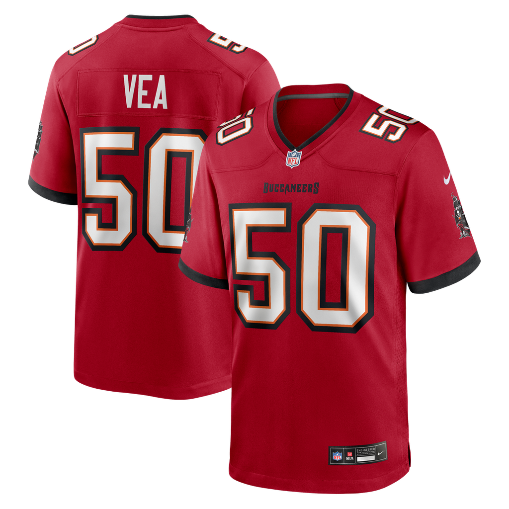 Vita Vea Tampa Bay Buccaneers Nike Game Jersey - Red Official NFL Team Apparel Football Fan Gear