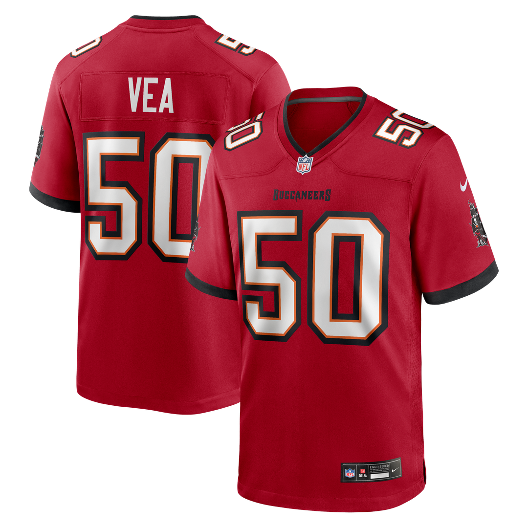 Vita Vea Tampa Bay Buccaneers Nike Game Jersey - Red Official NFL Team Apparel Football Fan Gear
