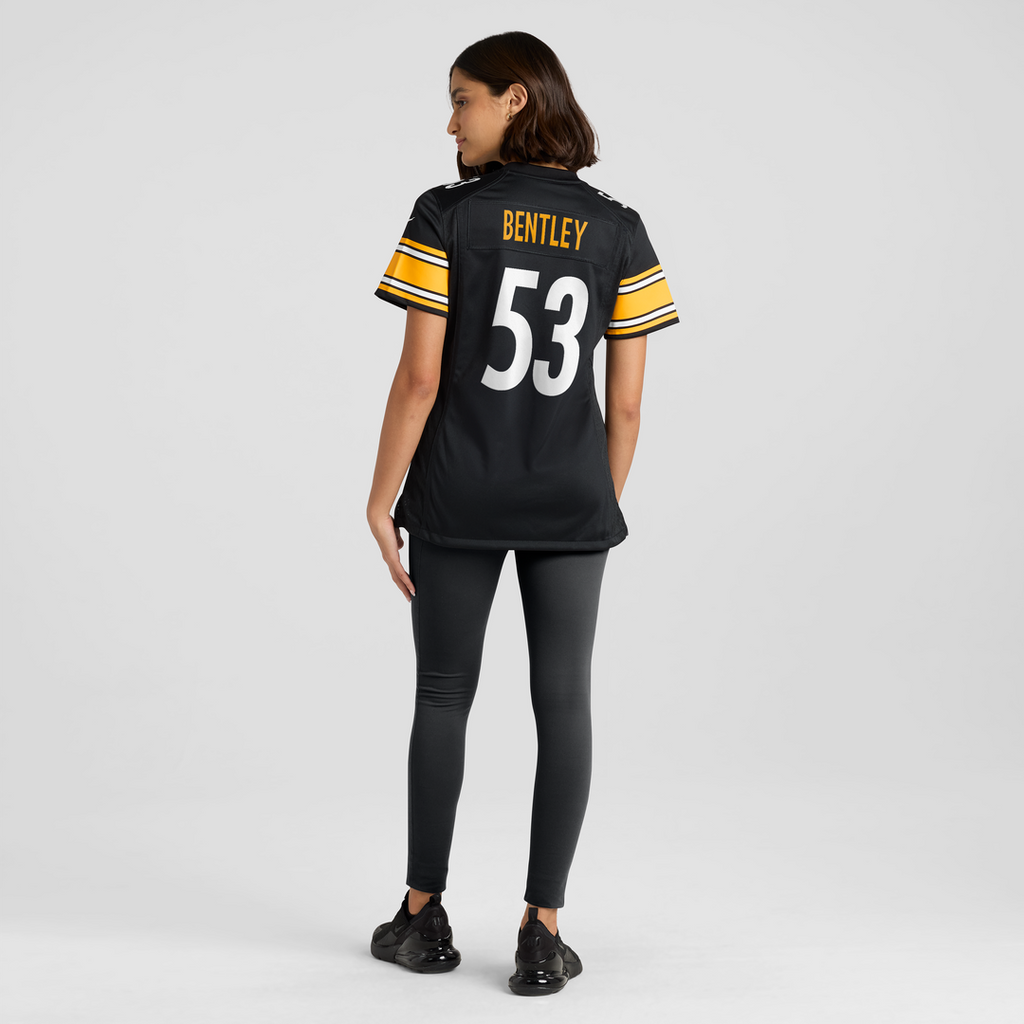 JaWhaun Bentley Pittsburgh Steelers Nike Women's Team Game Jersey - Black Official NFL Team Apparel Football Fan Gear