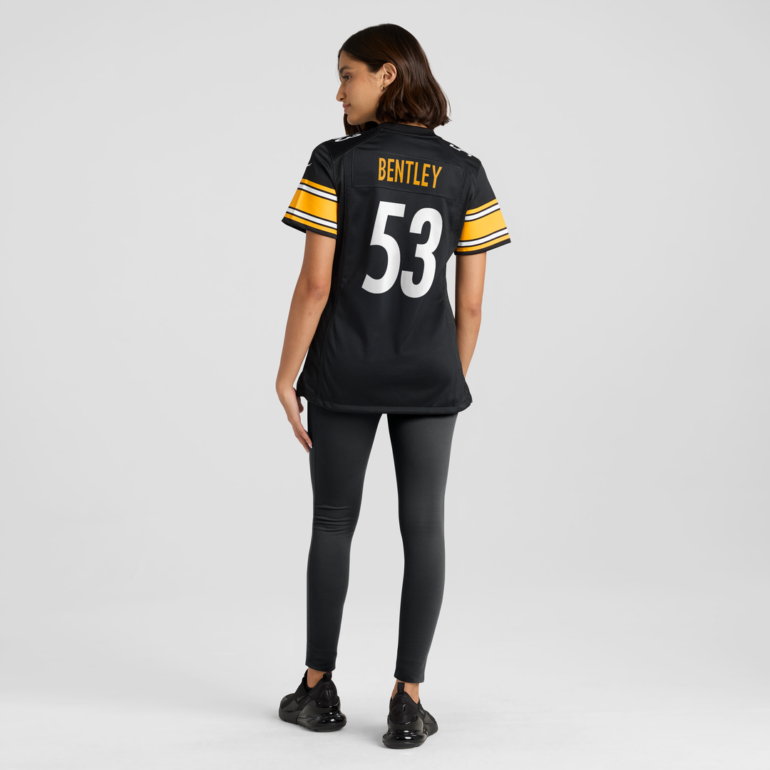 JaWhaun Bentley Pittsburgh Steelers Nike Women's Team Game Jersey - Black Official NFL Team Apparel Football Fan Gear