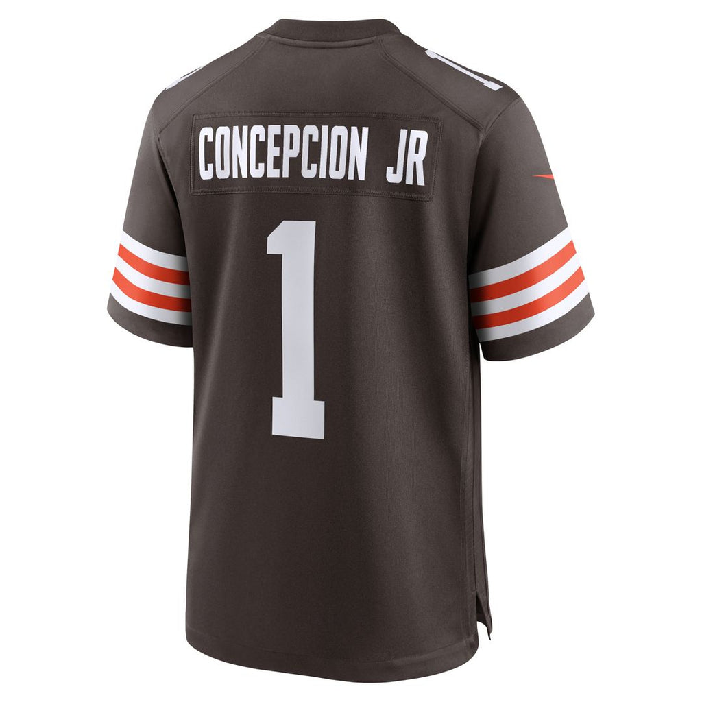 KC Concepcion Cleveland Browns Nike 2026 NFL Draft First Round Pick No. 24 Team Game Jersey - Brown Official NFL Team Apparel Football Fan Gear