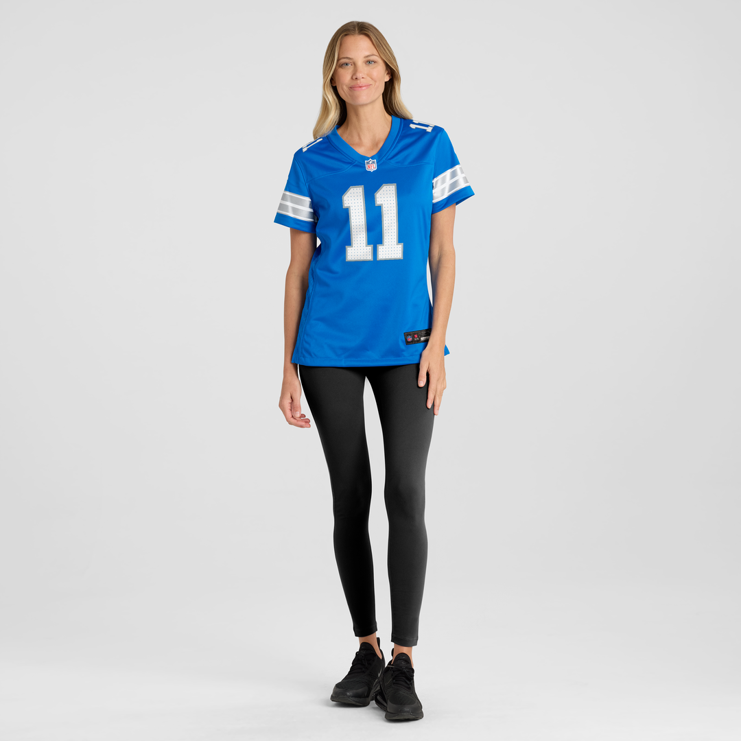 Damone Clark Detroit Lions Nike Women's Team Game Jersey - Blue Official NFL Team Apparel Football Fan Gear