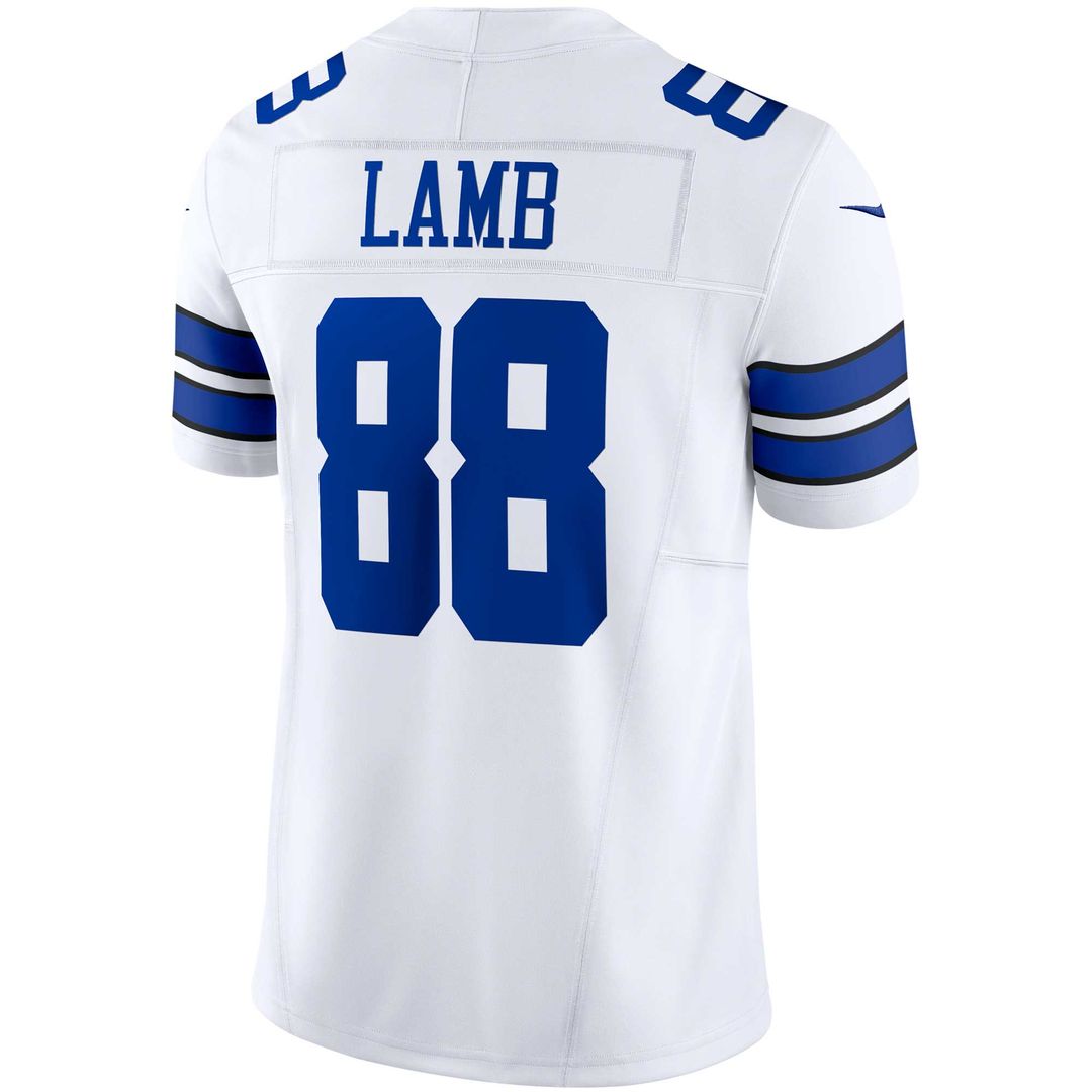 CeeDee Lamb Dallas Cowboys Nike Vapor F.U.S.E. Limited Jersey - White Official NFL Team Apparel Football Fan Gear