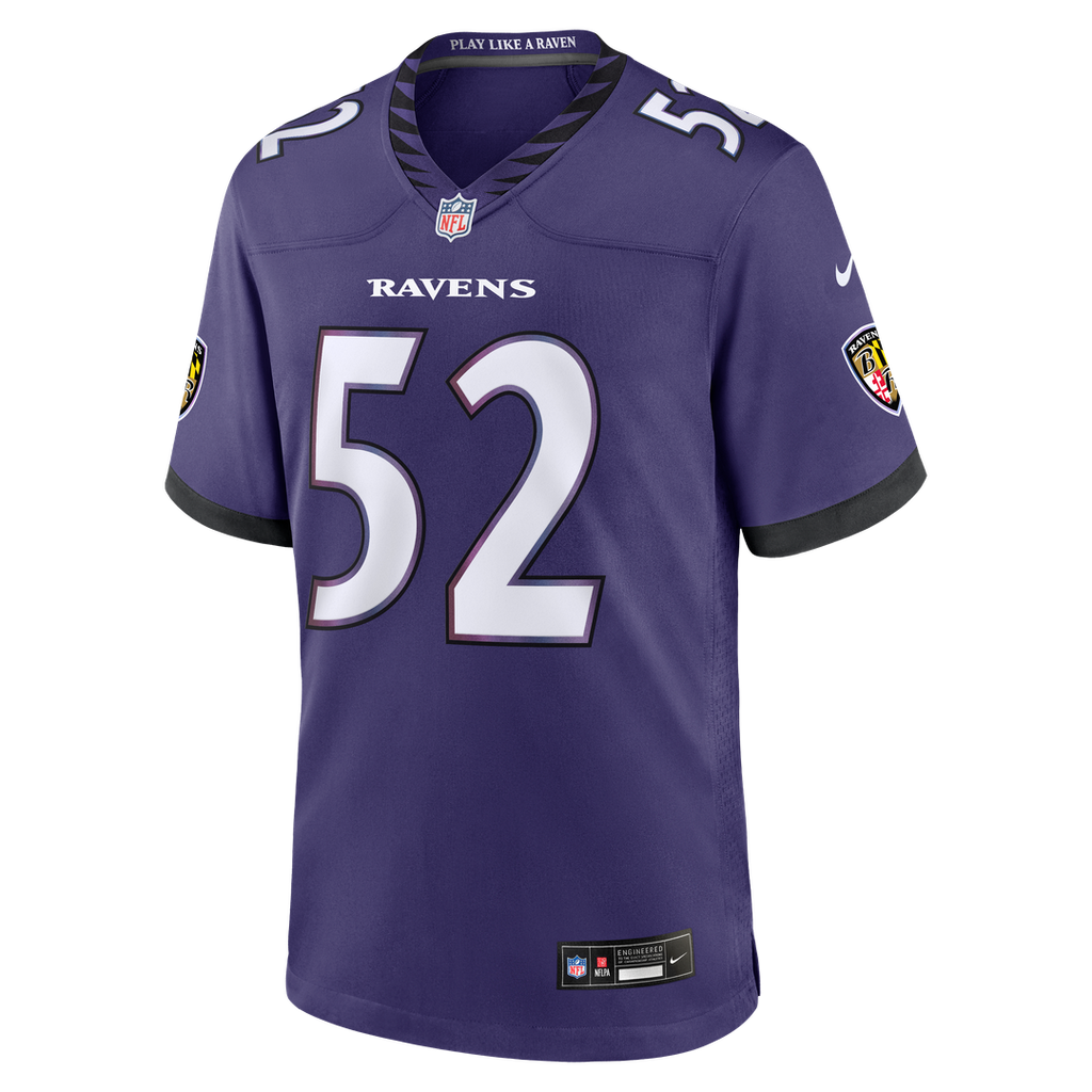 Ray Lewis Baltimore Ravens Nike Team Retired Player Game Jersey - Purple Official NFL Team Apparel Football Fan Gear