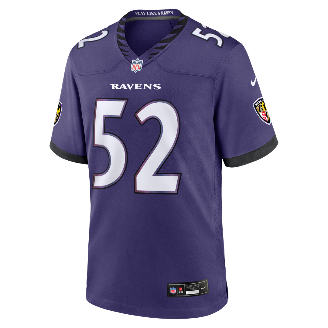 Ray Lewis Baltimore Ravens Nike Team Retired Player Game Jersey - Purple Official NFL Team Apparel Football Fan Gear