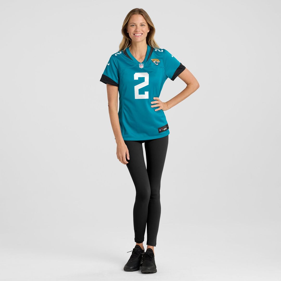 Jourdan Lewis Jacksonville Jaguars Nike Women's Team Game Jersey - Teal Official NFL Team Apparel Football Fan Gear