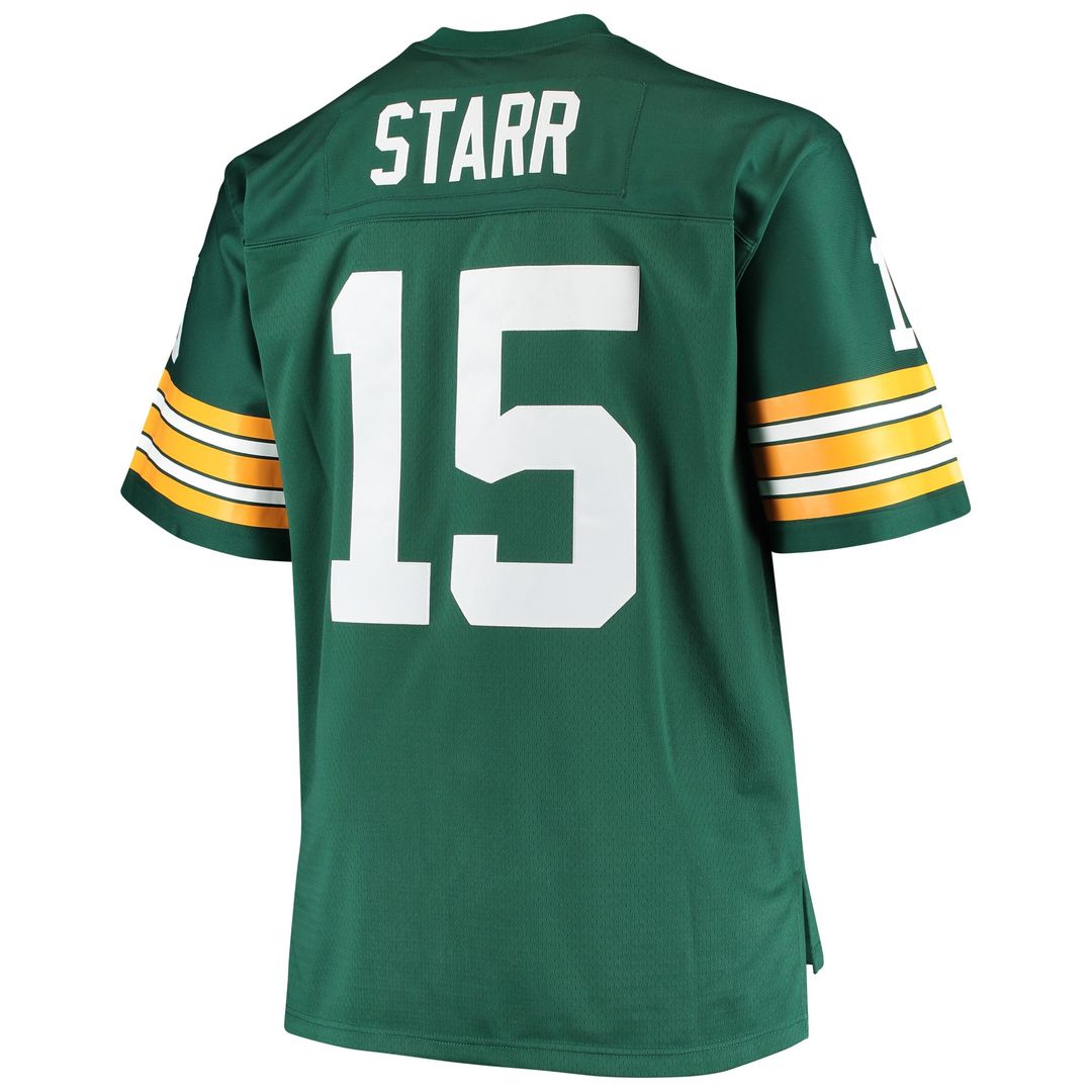 Bart Starr Green Bay Packers Mitchell & Ness Big & Tall 1968 Retired Player Replica Jersey - Green Official NFL Team Apparel Football Fan Gear