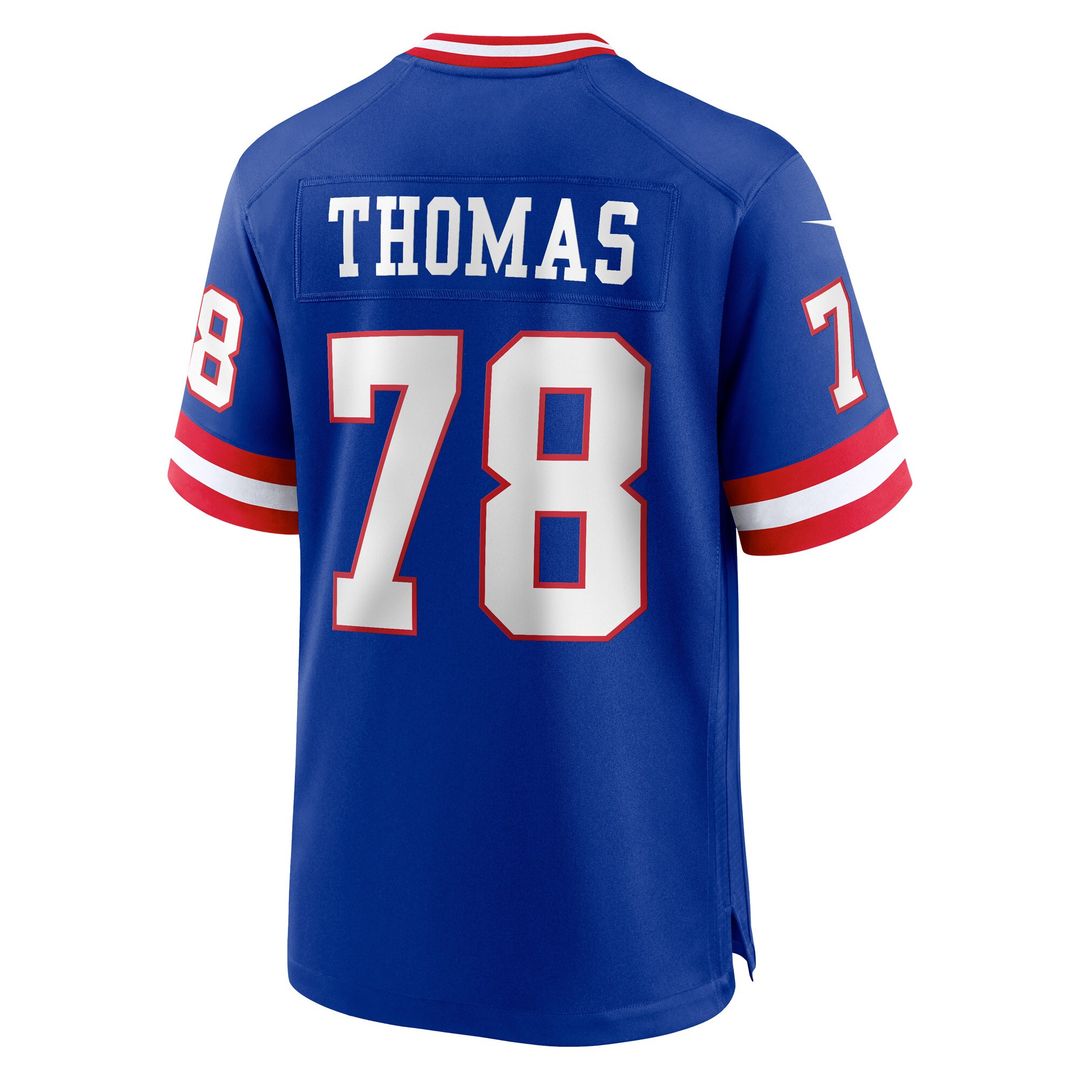 Andrew Thomas New York Giants Nike Alternate Game Jersey - Royal Official NFL Team Apparel Football Fan Gear